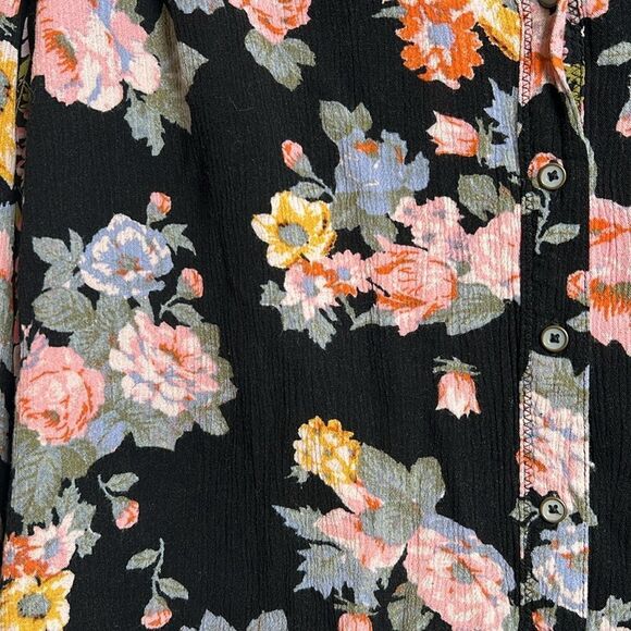 Free People Hold On To Me Floral Print Blouse - Picture 3 of 8